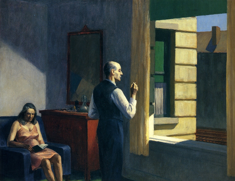 The Couple (after Tomas Transtormer with a nod to Edward Hopper)