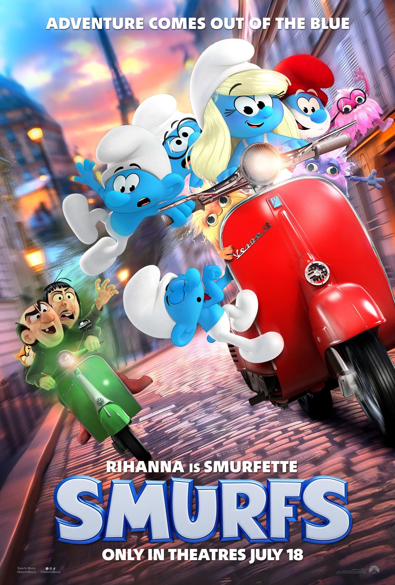 Smurfs: Blue Chaos in a White Wedding Dress