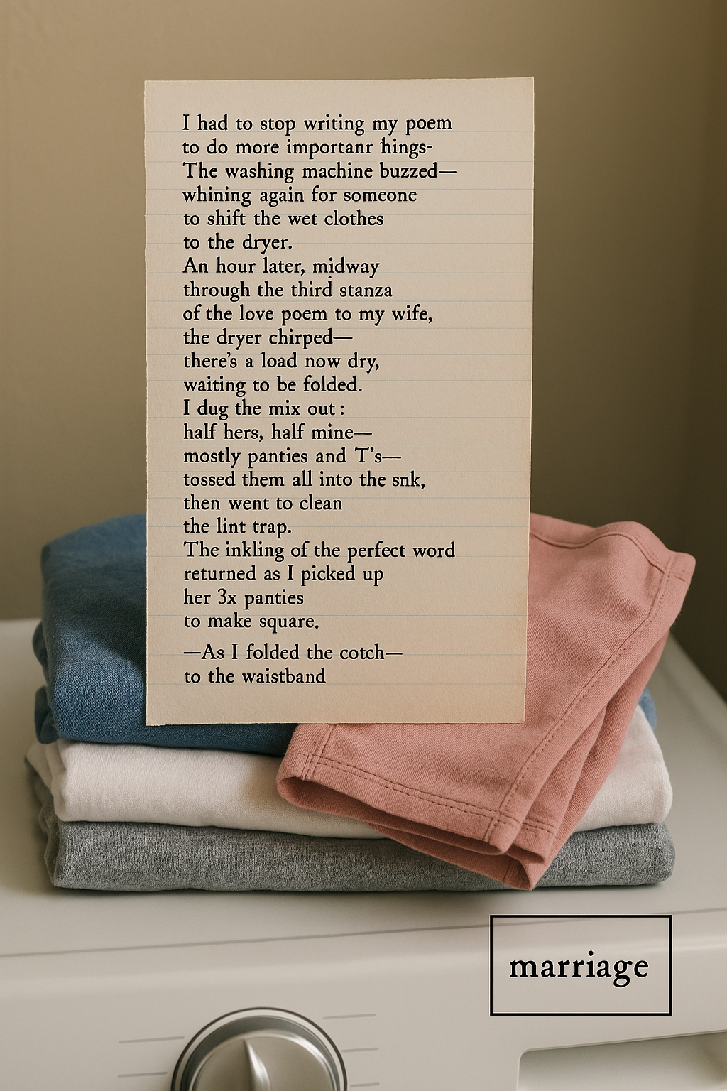 I Had To Stop Writing My Poem